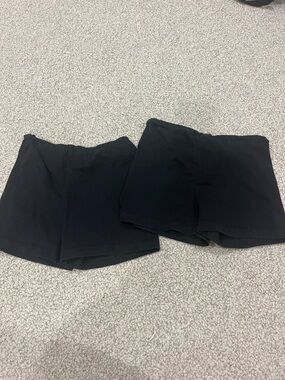 girls Black booty shorts